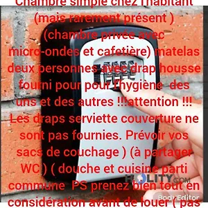 A Petit Budget Pour Personne Simple Séjour chez l'habitant